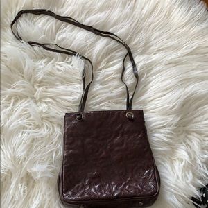 HOBO embossed shoulder bag